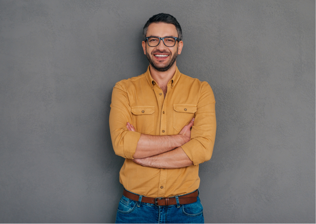 Smiling man